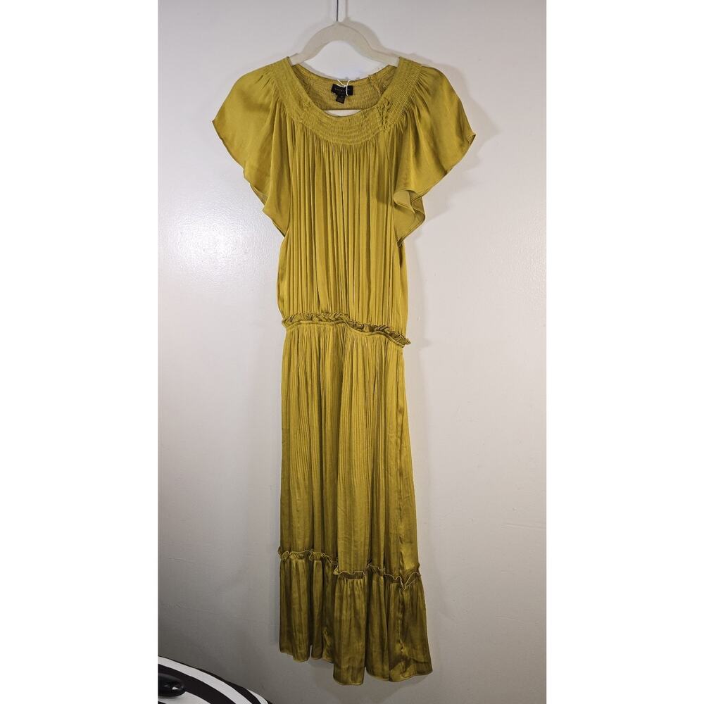 Anthropologie Mustard Yellow Maxi Dress - Picture 2 of 8